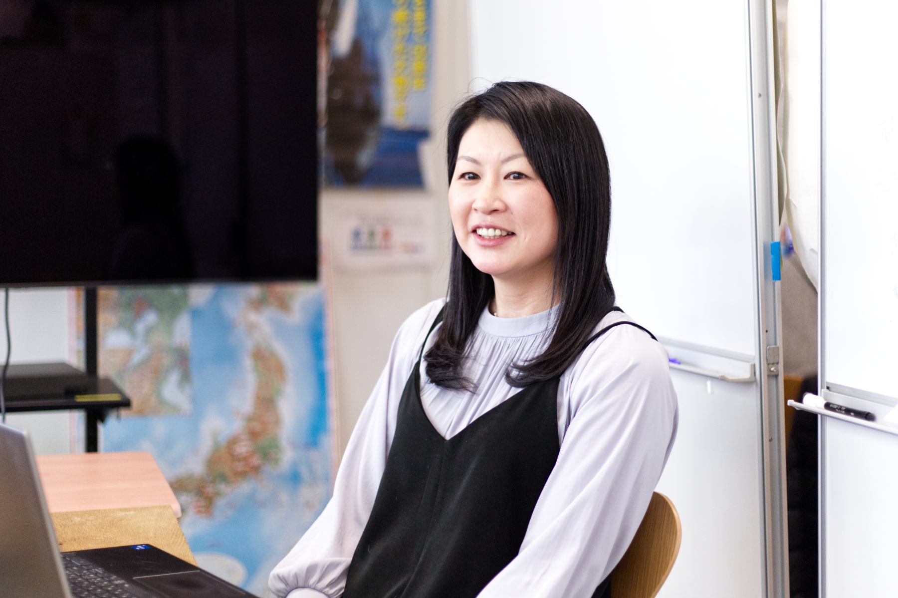 山城亜紀さん(執行役員 社長室室長 兼 システム部部長代理)