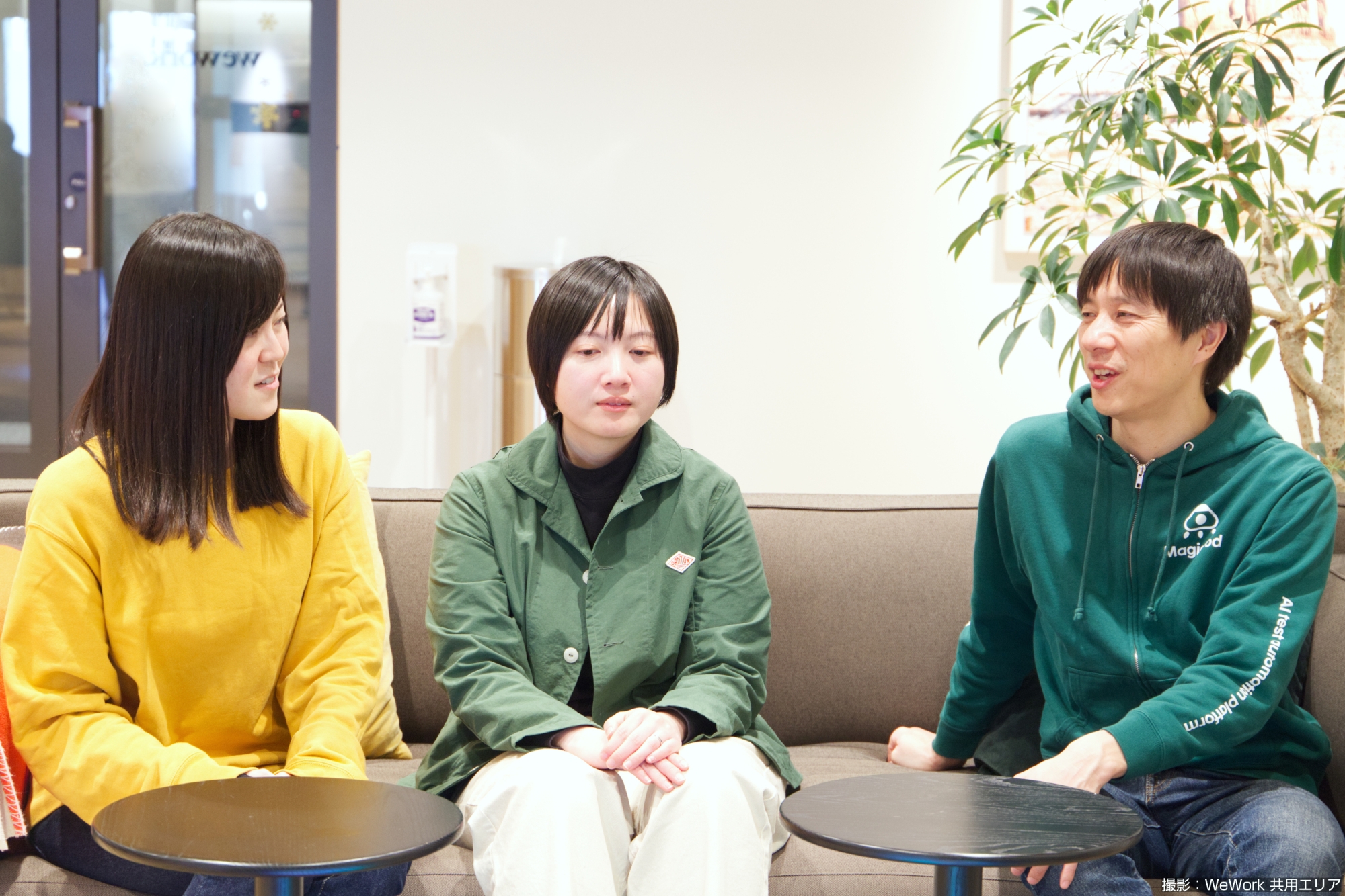 Naomi Takasawa, Engineering Manager / Yuka Murata, Frontend Tech Lead / Nozomi Ito, MagicPod CEO
