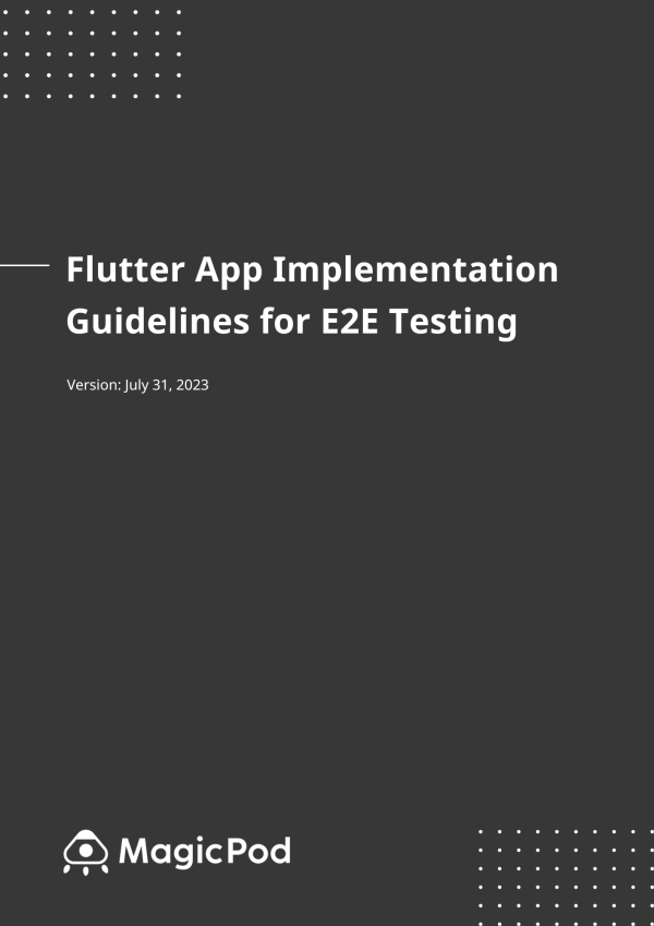 Started Support for Flutter Testing