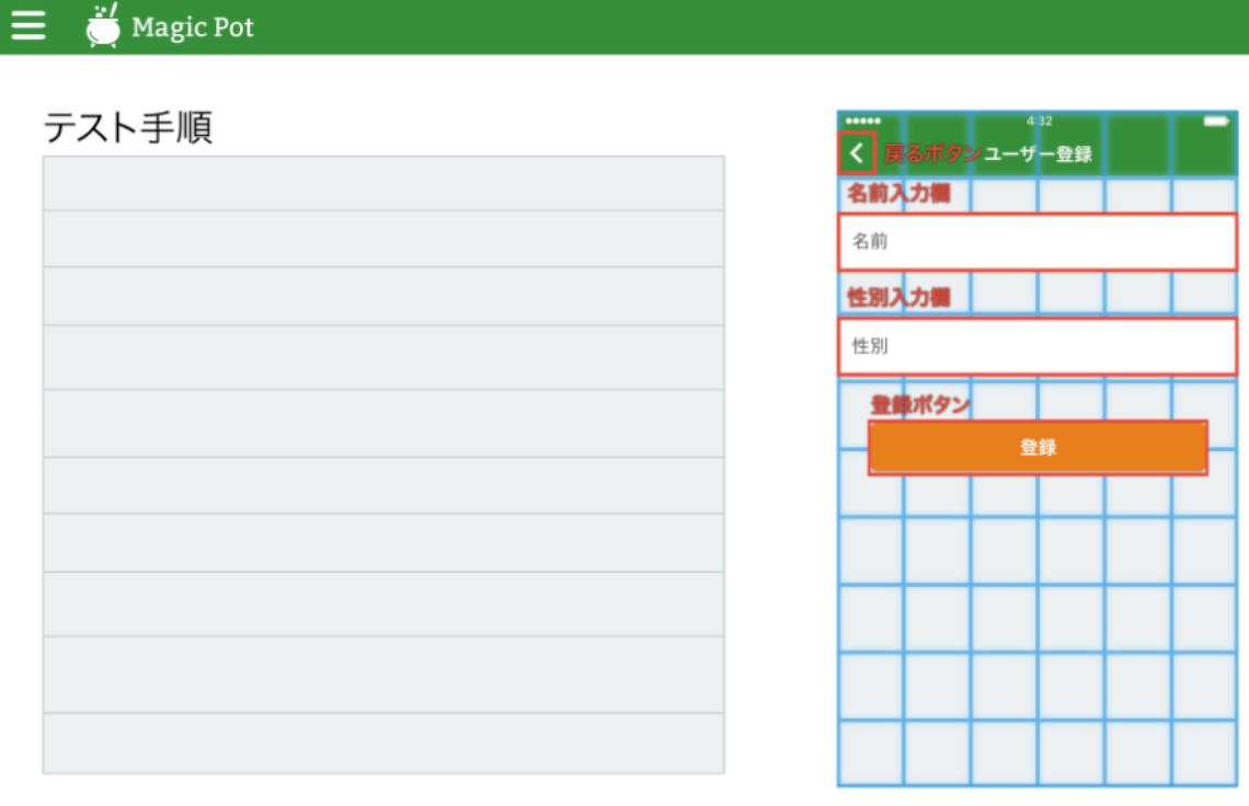 図1 Magic Podによる画面項目の自動検出