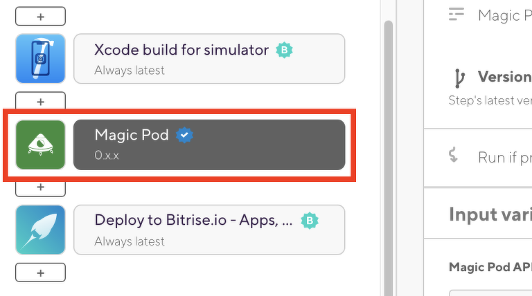 図15 「Magic Pod」ステップ