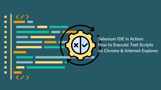 Selenium IDEを使って、ChromeやIE上でテストスクリプトを実行する方法