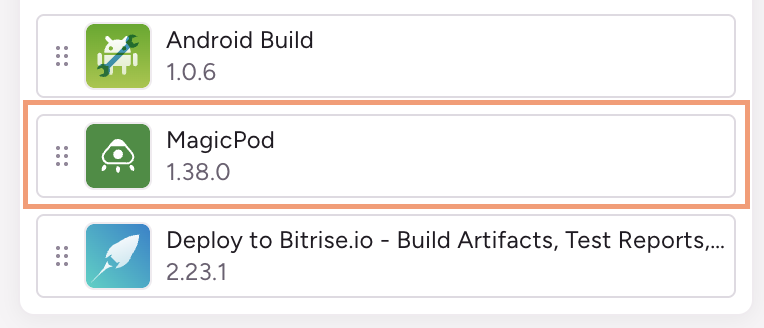 図2 「Magic Pod」ステップ