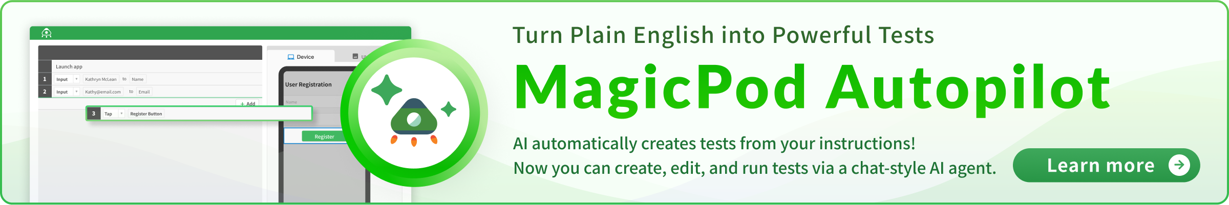 banner MagicPod Autopilot