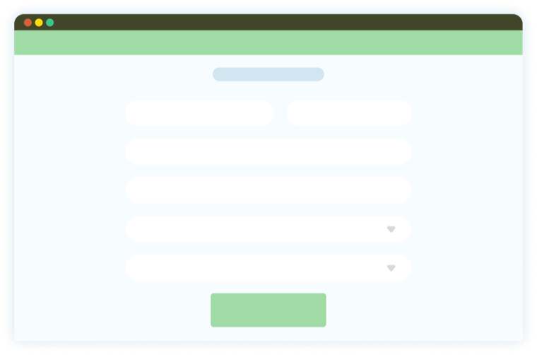 フォーム動作確認のイメージ